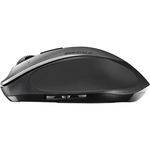 BUFFALO 無線 BSMLW500MBK レーザー プレミアムフィットマウス Mサイズ ブラック 40個まとめ売り 【まとめ売り商品】_1