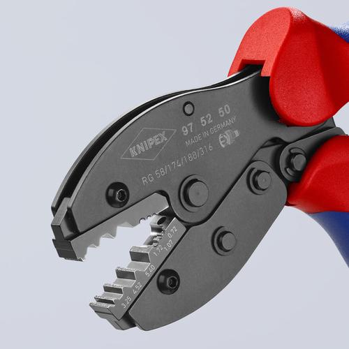 KNIPEX 圧着ペンチ 9752-50 プレシフォース 220mm_2