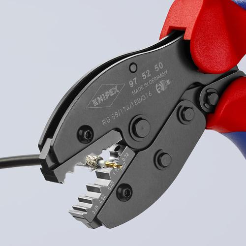 KNIPEX 圧着ペンチ 9752-50 プレシフォース 220mm_4