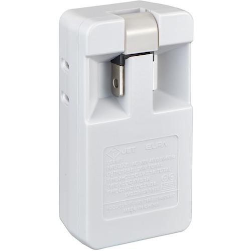 ELPA 電源タップ UC-322SB(W) USBタップPD20W 20個まとめ売り 【まとめ売り商品】_3