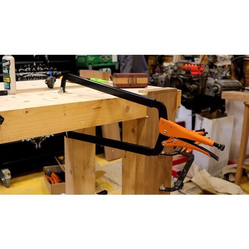 GRIP−ON C型グリッププライヤー 124-06 165mm 16丁まとめ売り 【まとめ売り商品】の画像