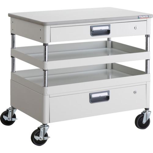 TRUSCO ツールワゴン PEW-772VZT-W フェニックスワゴン 省音