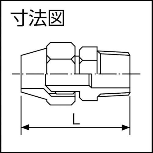 ASOH フレアージョイント FS-1203 PT1/4×Φ9.53 70個まとめ売り 【まとめ売り商品】_1