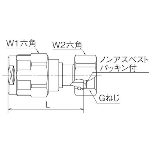 オンダ製作所 ダブルロックジョイント WJ18A-2016-S WJ18型 ナット付アダプター(黄銅) G3/4×16A(PEX) 10個まとめ売り 【まとめ売り商品】_1