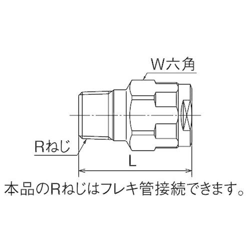 オンダ製作所 ダブルロックジョイント WJ1A-1316-S WJ1型 テーパおねじ(黄銅) R1/2×16A(PEX) 10個まとめ売り 【まとめ売り商品】_1