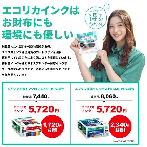 ecorica ICBK73L互換リサイクルインクカートリッジ ECI-E73L-B ブラック 5個まとめ売り 【まとめ売り商品】_4