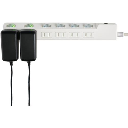 ELPA コード付タップ WLK-62S(W) 耐雷SW付タップ 6個口2M 25個まとめ売り 【まとめ売り商品】_4