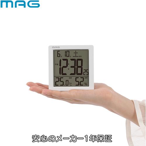 MAG デジタル目覚まし時計 T-726 WH-Z カッシーニ ホワイト T−726WH−Z 60個まとめ売り 【まとめ売り商品】の画像