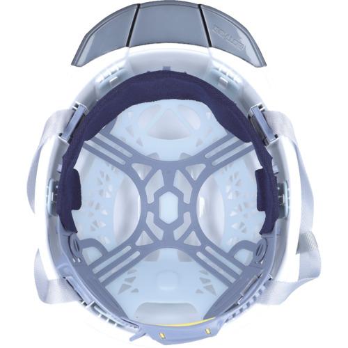 GENTOS ヘルメット GH02A-WH GRITAIR+ 溝有 ヘッドライト取付可能 飛来・落下物用・電気用 白 20個まとめ売り 【まとめ売り商品】の画像