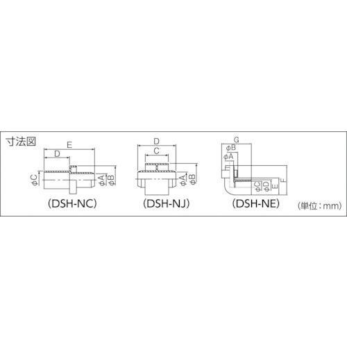 因幡電工 ドレンホース用本体カフス DSH-25NC 適合ドレンホースDSH−25N 100個まとめ売り 【まとめ売り商品】_1