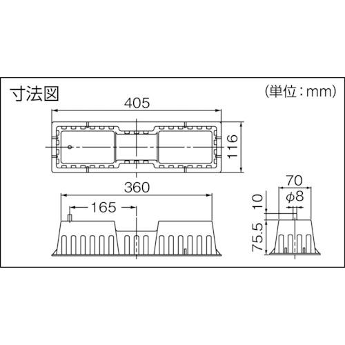売切れ） 因幡電工 樹脂製エアコン架台 LC-360N 50個まとめ売り