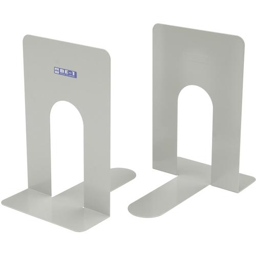 OP ブックエンド BE-1-GY (特大) 2枚1組 灰 6組まとめ売り 【まとめ売り商品】