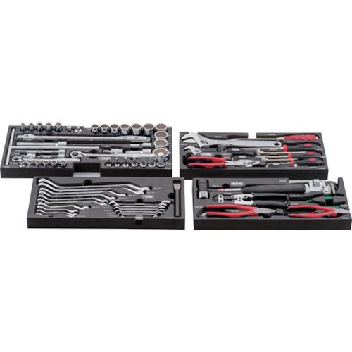 TONE 整備用工具セット TSXT950BK ツールセット(ブラック仕様) 間口508×奥行232×高さ302mm_3