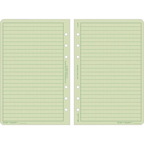 RITR 4 982 5/8X7 ルーズリーフ ユニバーサル グリーン 5Sまとめ売り 【まとめ売り商品】の画像