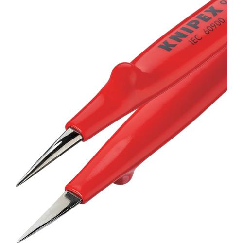 KNIPEX 9227−61 9227-61 絶縁精密ピンセット 130MM 6本まとめ売り 【まとめ売り商品】_4