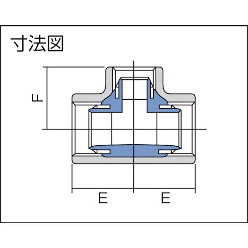 桑名金属工業 PQ PQWK-RT-40AX25A 違径チーズ 呼び径(A)40×25 呼び径(B)1 1/2×1 21個まとめ売り 【まとめ売り商品】_1