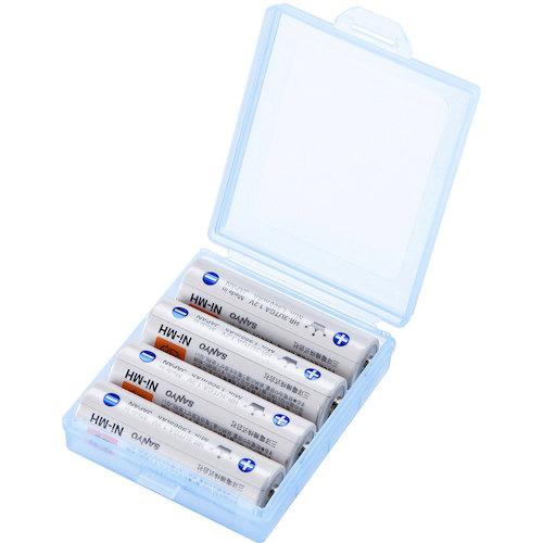 SANWA 電池ケース(単3用)2個入り DG-BT3BLN 200Sまとめ売り 【まとめ売り商品】の画像