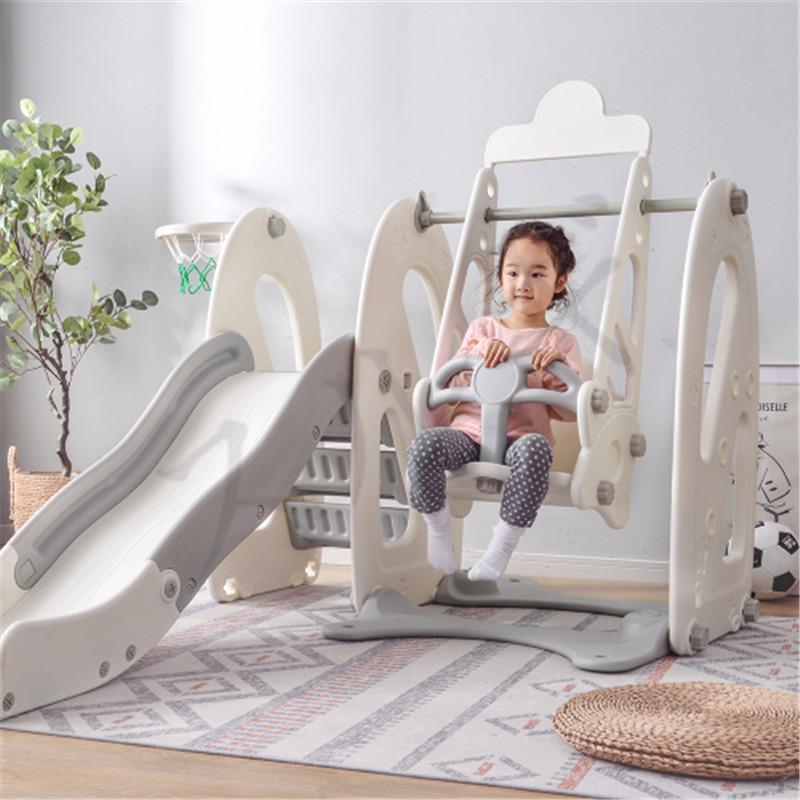 短納期 子供用滑り台 ブランコとセット 折りたたみ スライダー コンパクト収納便利 キッズ 室内用