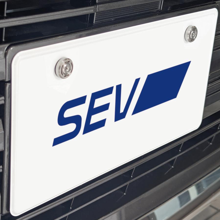 SEV（セブ） 【自動車用】SEVナンバープレートリング初回限定セット【3