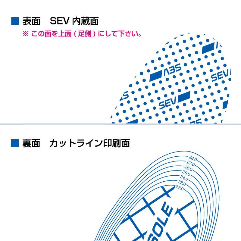 SEV（セブ） SEVアンダーインソール 〜特許技術SEV内蔵 超薄型