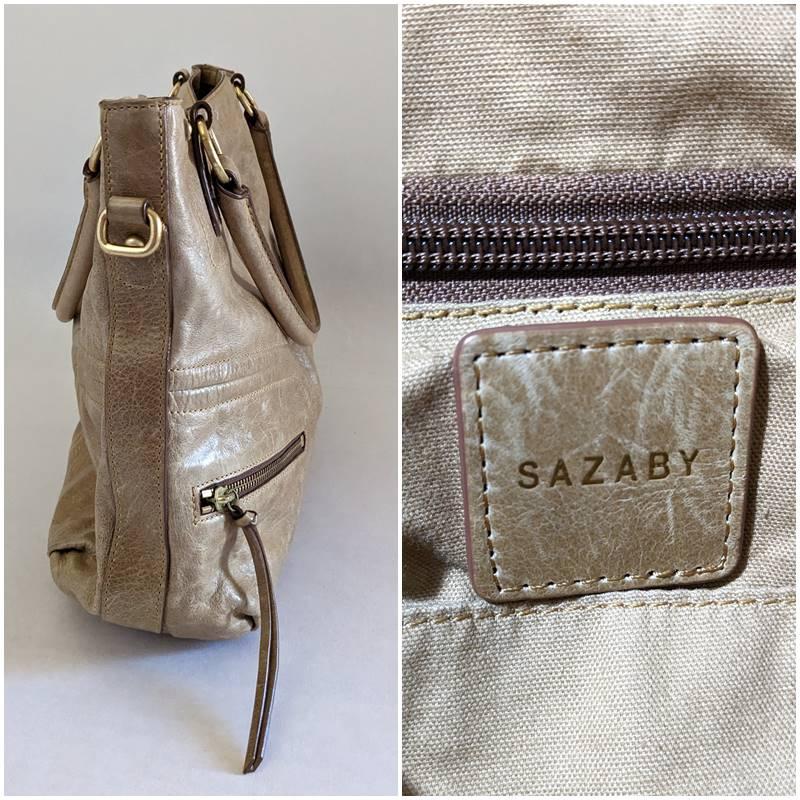 SAZABY サザビー◇トートバッグ ハンドバッグ◇ベージュ SAZABY サザビー◇トートバッグ ハンドバッグ◇ベージュ