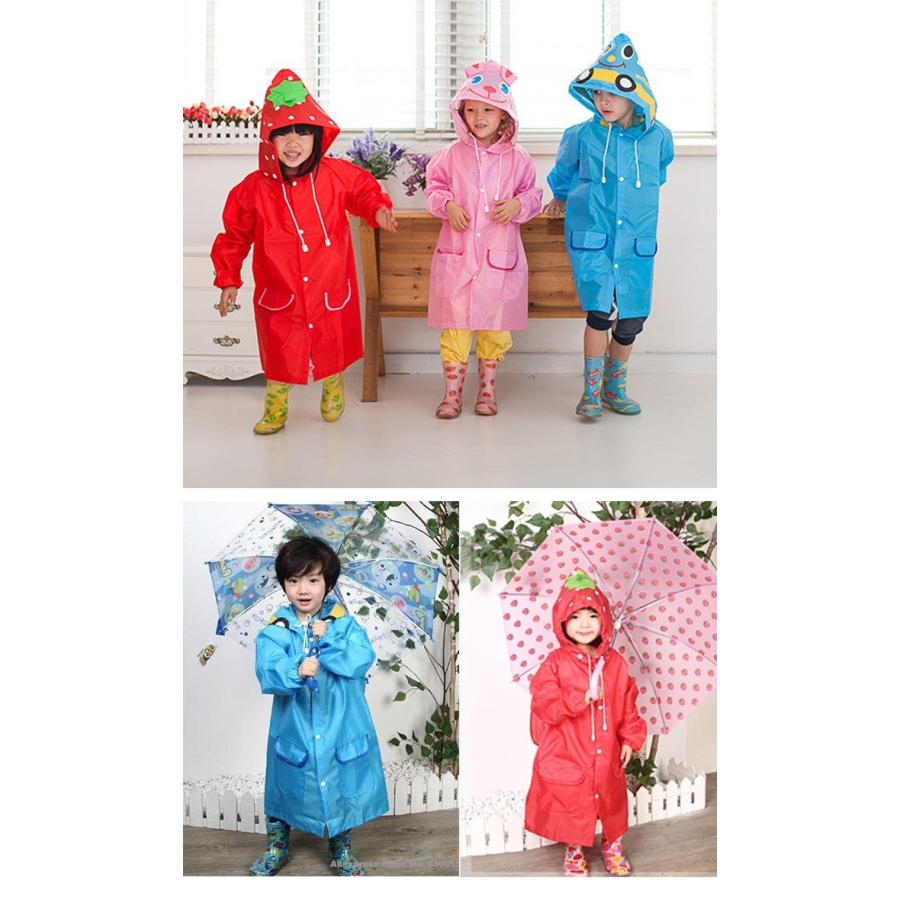 レインコート キッズ レインウェア レインパーカー カッパ 子供 雨具