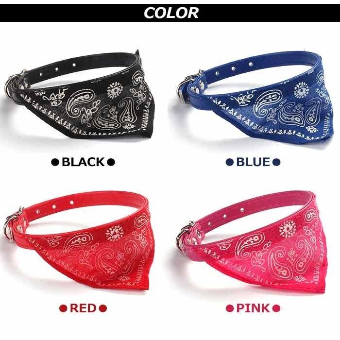 猫 犬 首輪 バンダナ スタイル ペット 服 キャット ドッグ ベイズリー