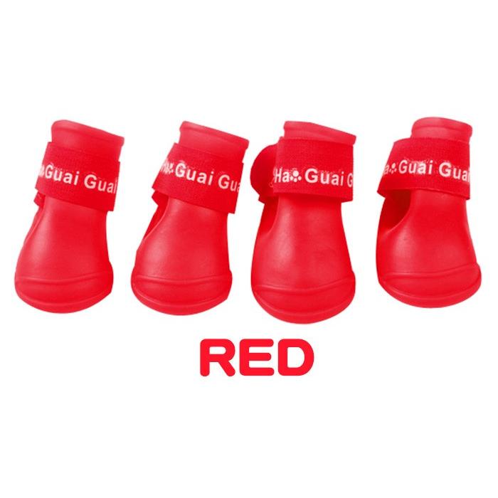犬 靴 シューズ ブーツ ペット ドッグ 肉球保護 ペットグッズ 4ピース |  | 06