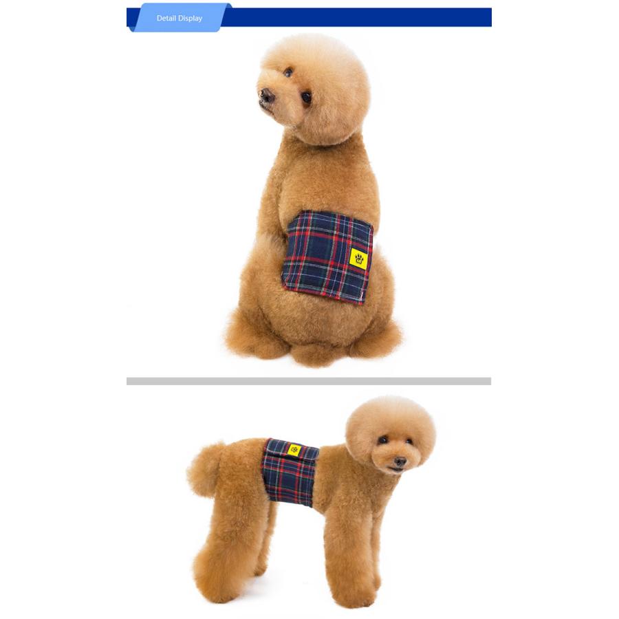 ラッピング不可 犬 マナーベルト マナーバンド タータンチェック オムツカバー ドッグウェア 犬の服 服 しつけ マーキング防止 トイレ 介護 Discoversvg Com