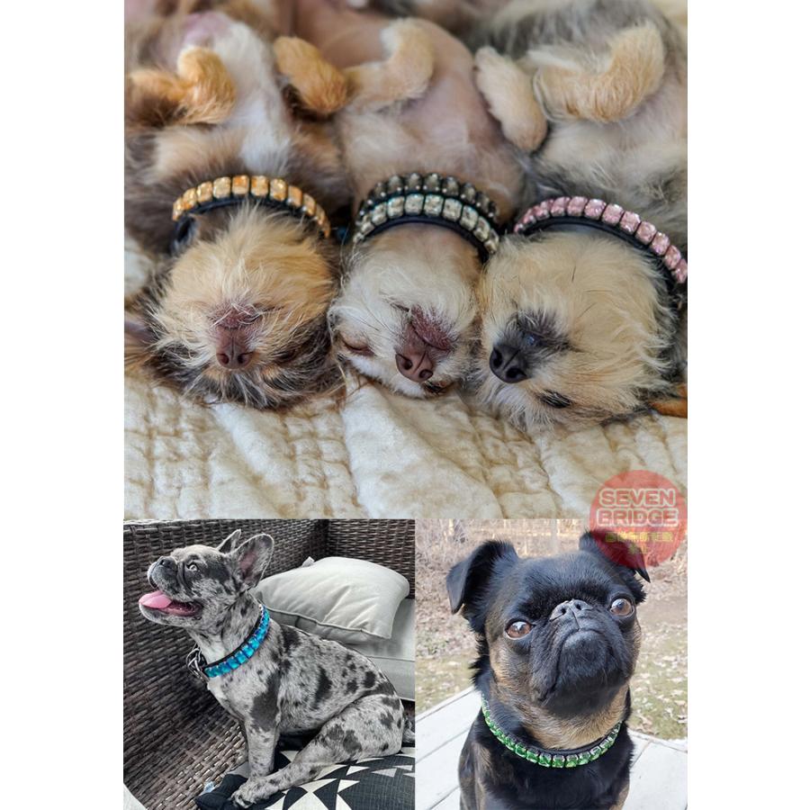 犬 猫 首輪 ラグジュアリー クリスタルガラスチャーム ペット キャット