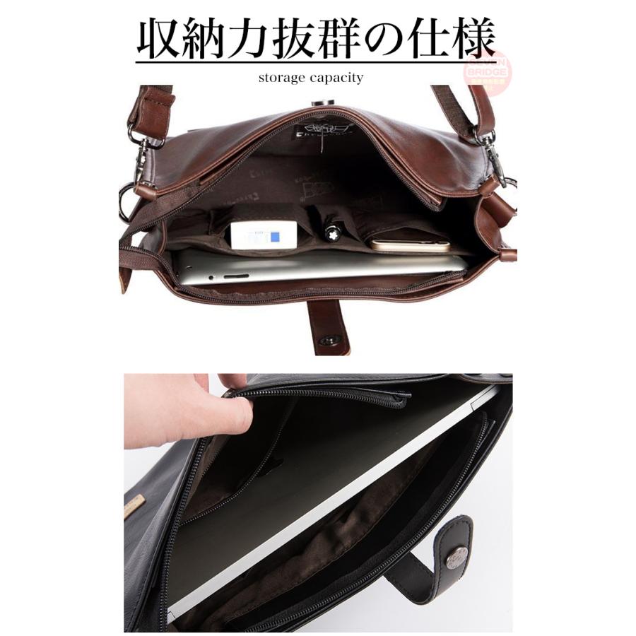 大人気キャンバス　レザー　ショルダーバッグ　メンズ~~ ショルダーバッグ メンズ 斜めがけ 高品質マイクロファイバーレザー
