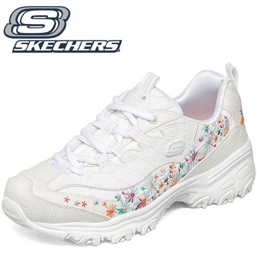 スケッチャーズ 新作 刺繍靴 お花 レディース 小花 厚底 スニーカー 白 Skechers おしゃれ 春 秋 ランニング シューズ 通気性 快適 軽量 シューズ Sevencat 通販 Yahoo ショッピング