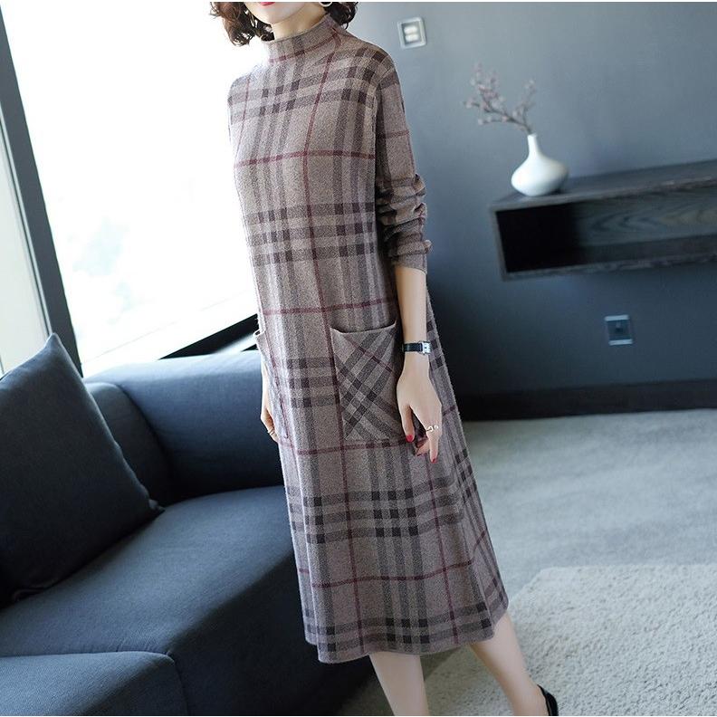 大注目 ワンピース レディース 40代 50代 30代 60代 秋 冬 きれいめ 上品 チェック柄 ニット セーター 体型カバー 女性 ミセス ワンピ 秋冬物 Aライン 長袖 Wb Wb Sevencat 通販 Yahoo ショッピング コンビニ受取対応商品 Azerbaijanfoundation Az