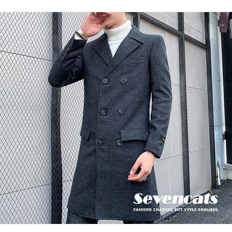 セール特価 チェスターコート ビジネスコート メンズ 送料無料 新作 冬 秋 スリム コート 無地 カジュアルジャケット 通勤 アウター コート トレンチコート チェスターコート カラー ライトグレー Www Collectiviteslocales Fr