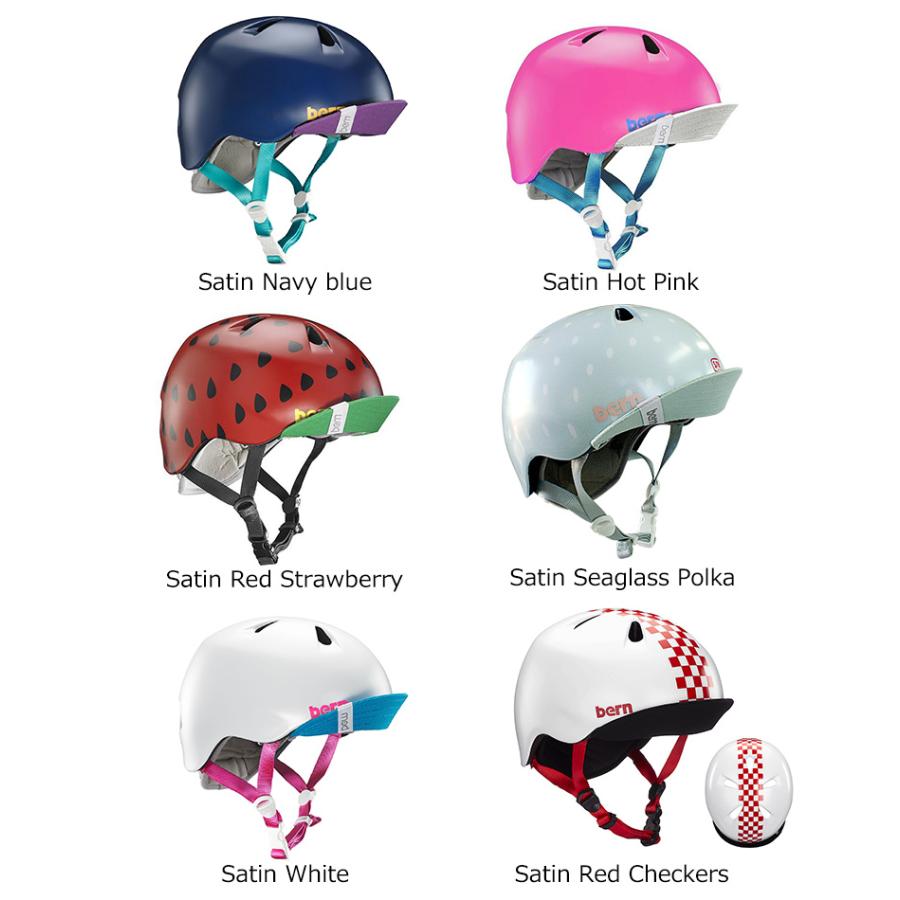 バーン ヘルメット ニーナ ニナ 子供用 キッズ 女の子 ツバ付き スポーツ かわいい Bern Helmet Nina Bern Nina Mysa 通販 Yahoo ショッピング