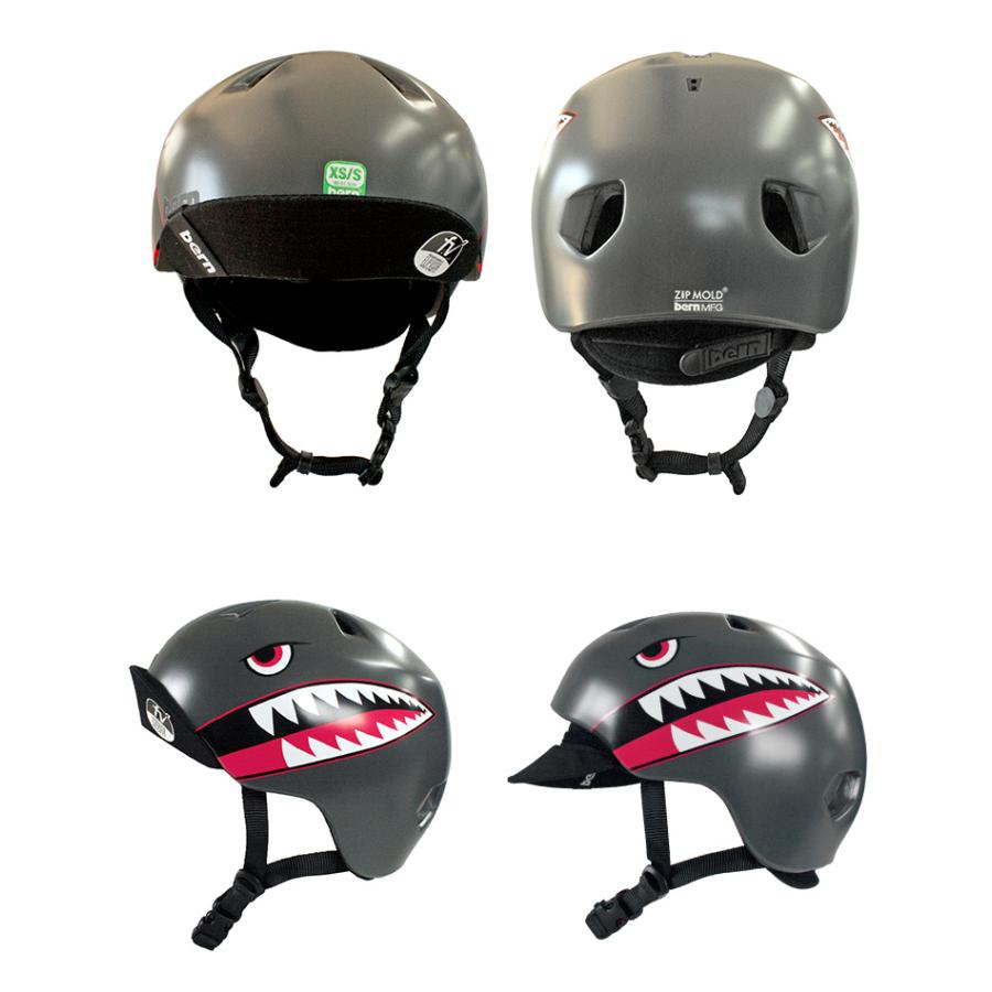バーン ニーノ ニノ ヘルメット 子供 子ども キッズ 男の子 卸売り ツバ付き Helmet オールシーズン Bern スキー スノボ スケボー バイク Nino 自転車