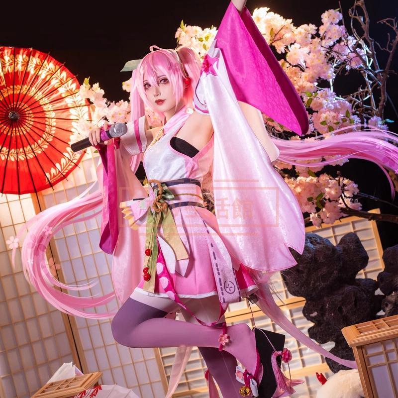 陰陽師VS初音ミク 桜ミク コスプレ衣装 コスチューム 演出服 アニメ 