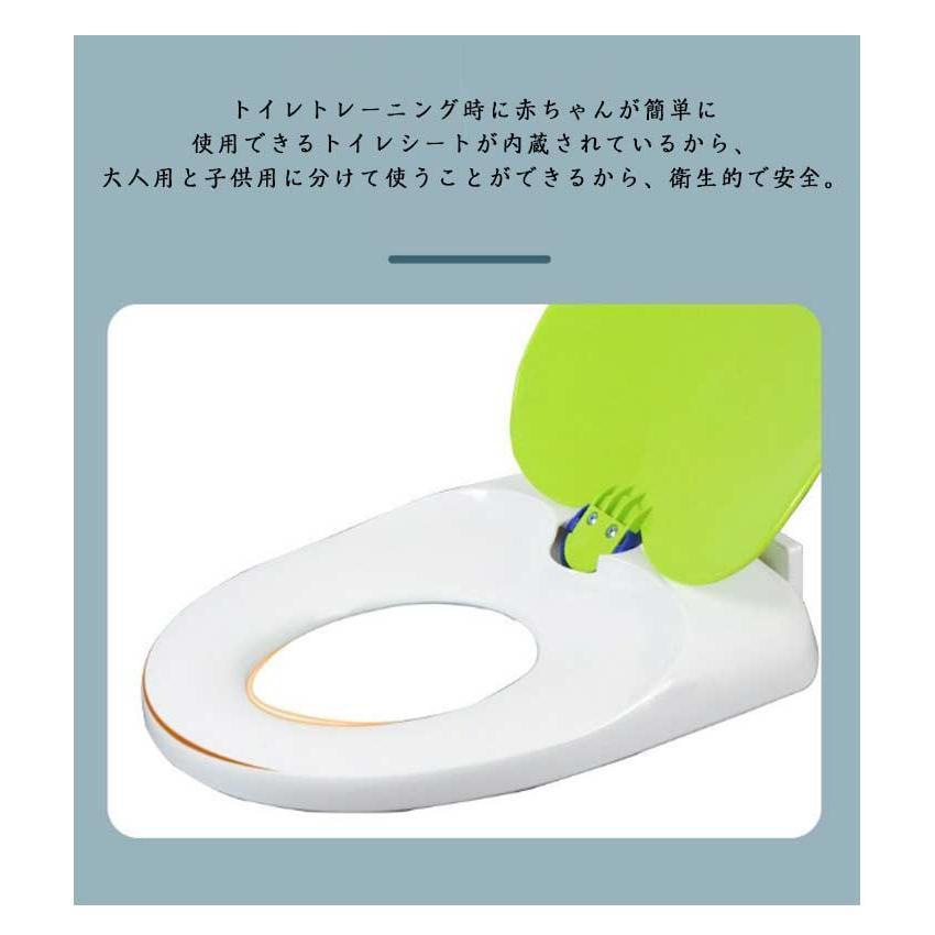 トイレトレーニング 補助便座 2 in 1 蓋付き 親子便座 大人用 トイレトレーニング 補助便座 2 in 1 蓋付き 親子便座 大人用