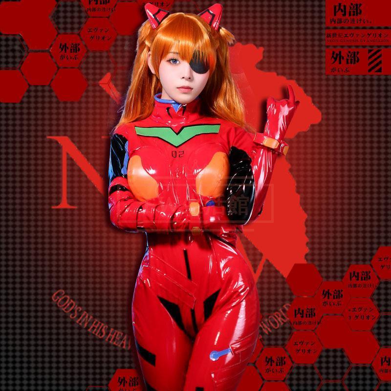 新世紀エヴァンゲリオン コスプレ衣装 明日香 風 アスカ コスチューム 