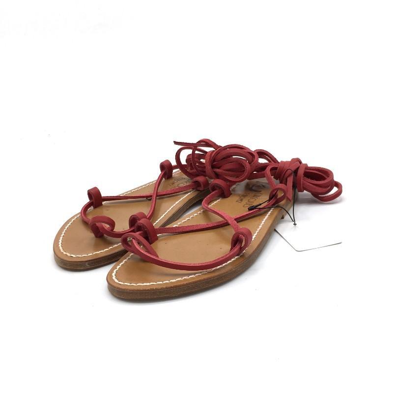 14587】 K.JACQUES St TROPEZ カージャックサントロペ サンダル 23.5cm 