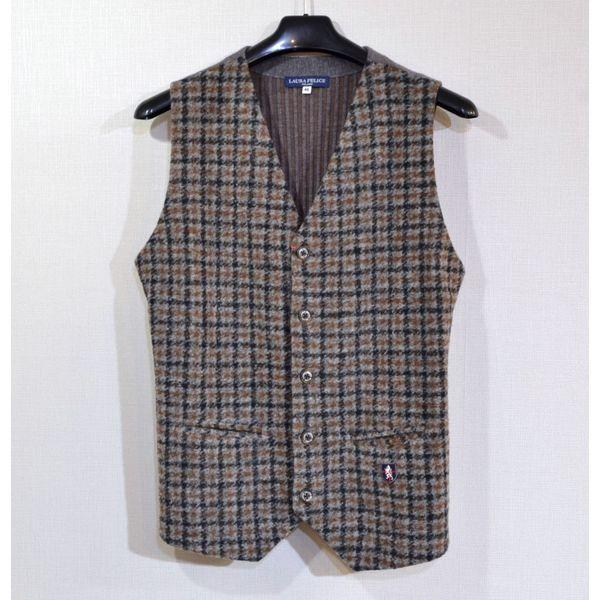 中綿ベスト ラウラフィリーチェ ゴルフ 切替デザイン マリクレールスポーツ (フィットネス） MF 素材切替スタンドネック中綿