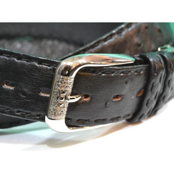 紳士 メンズ ベルト 本革 オーストリッチ ダチョウ革 日本製 110cmロング belt-ost01 (お取り寄せ商品)｜sevenebisu-net｜05