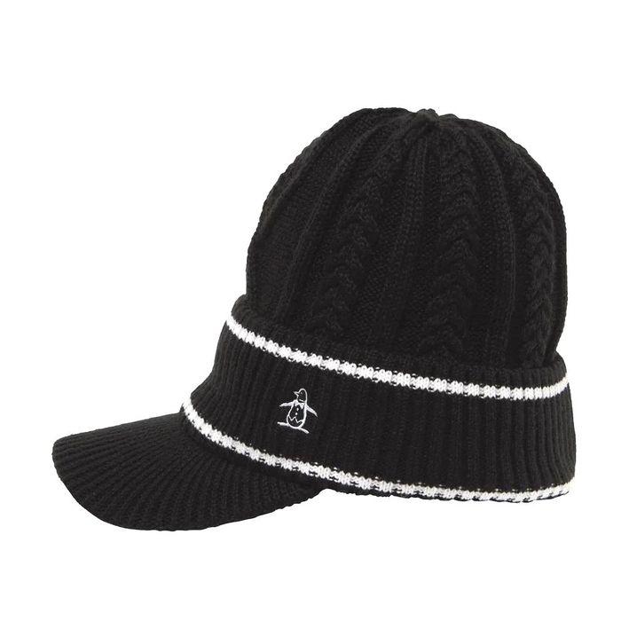 Munsingwear（マンシングウェア） レディス ニット 帽子 キャップ ツバ
