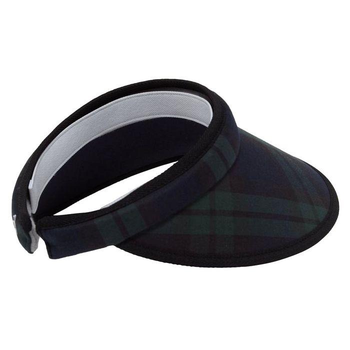 マンシングウェア レディス 女性 サンバイザー クリップバイザー 帽子 フリーサイズ チェック 防汚 ゴルフウェア MG5SCP50L | Munsingwear | 05