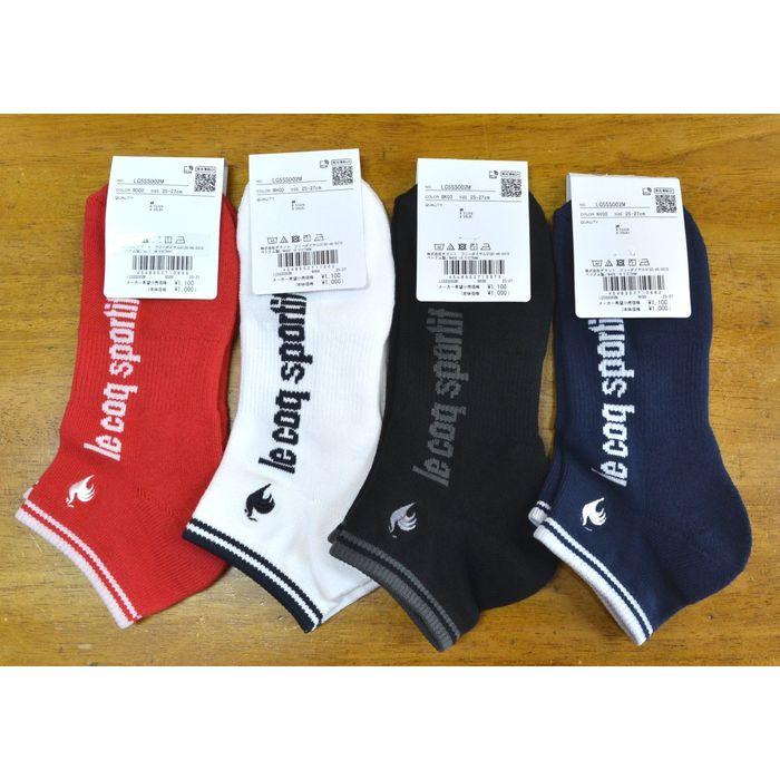 ルコック ゴルフ メンズ 靴下 ソックス アンクル丈 定番 無地 ブランド lecoq 紳士 男性 カジュアル LG5SSO02M 抗菌防臭 メール便 | le coq sportif GOLF | 02