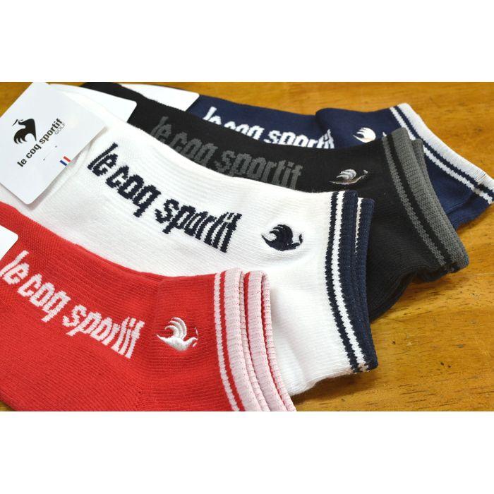 ルコック ゴルフ メンズ 靴下 ソックス アンクル丈 定番 無地 ブランド lecoq 紳士 男性 カジュアル LG5SSO02M 抗菌防臭 メール便 | le coq sportif GOLF | 03