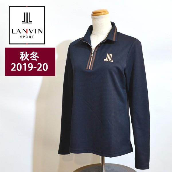 新作モデル ランバン レディース 日本製 Vlo ゴルフウェア 秋冬 19 長袖 ハーフジップ 紺ネイビー ポロシャツ レディースウエア Dutracontabilidade Srv Br