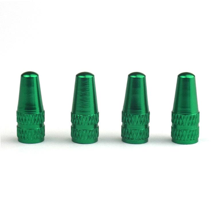 自転車 バルブキャップ 4個セット 仏式 英式 対応 アルミニウム 合金