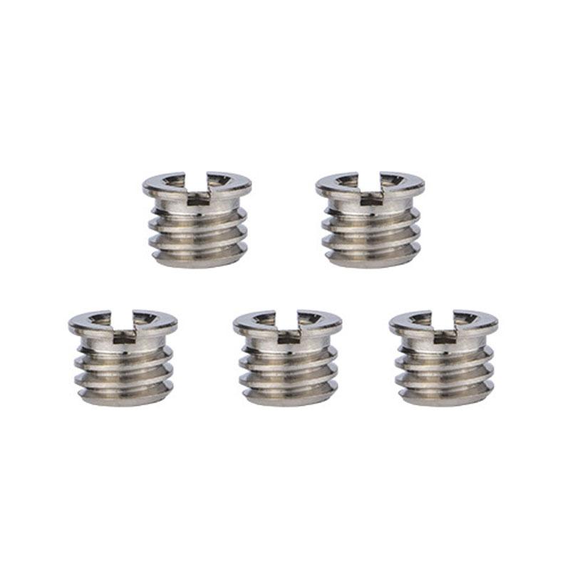 カメラ 変換ネジ 5個セット 3/8インチオスー 1/4インチメス マウント