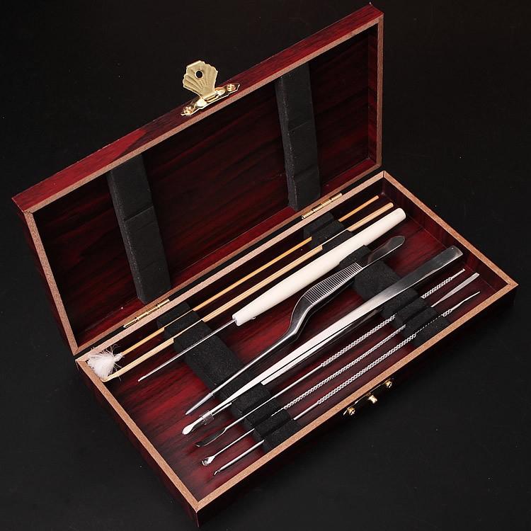 半額‼️ 耳掃除セット ケアセット　ステンレス　耳かき クリーナー 耳かき 耳掃除セット ピンセット 耳垢 クリーナー ステンレス : Seven